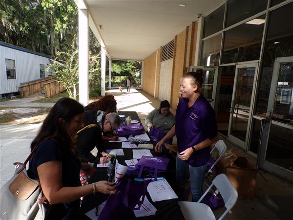 Check-in at the Health Fair 2023